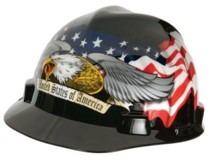 Freedom Series Safety Helmets, American Eagle, MSA