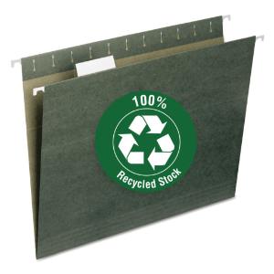 Smead® 100% Recycled Colored Hanging File Folders