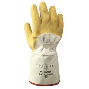 Palm Coated Gloves, Reinforced Safety Cuff