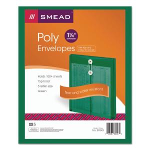 Smead® Ultracolor® Poly String and Button Interoffice Envelope