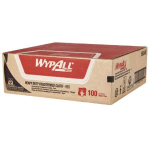 WypAll foodservice cloth - red boxed