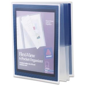 Avery® Flexi-View Six-Pocket Organizer