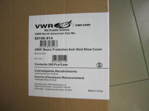 VWR® Basic Anti-Skid Shoe Cover, Flat Packing