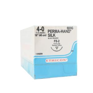 PERMA-HAND™ Silk Sutures, FS-2 Needle, Reverse Cutting