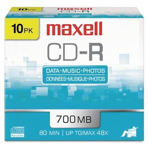 Maxell® CD-R Recordable Disc, Essendant LLC MS