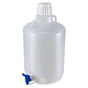 Carboy with spigot and handles, PP