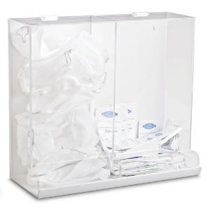 Wall-Mountable Large Apparel Dispenser, PVC/Clear Acrylic, TrippNT