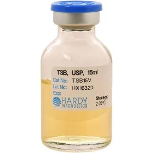 HardyVal™ Tryptic soy broth, USP, 20 ml bottle with needle-port septum