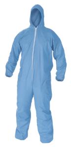 A60 Bloodborne Pathogen and Chemical Splash Protection Coverall, with Hood