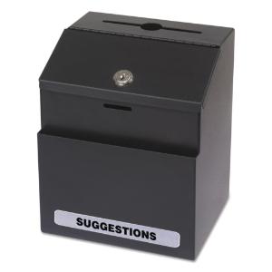 Safco® Steel Suggestion/Key Drop Box