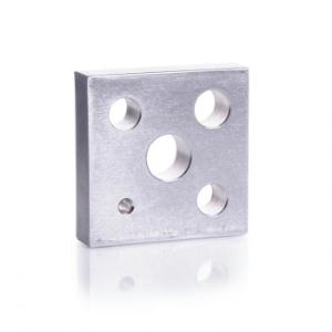KIMBLE® aluminum heating block, for standard taper size 14/10 kits