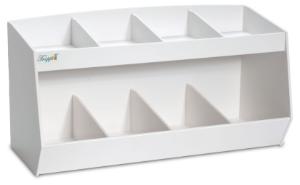 Storage Bins with Eight Fixed Compartments, PVC, TrippNT