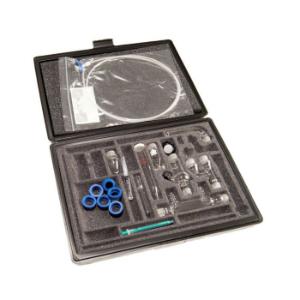 KIMBLE® KONTES® threaded starter 14/10 kit in a rugged polyethylene storage case