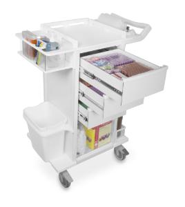 Phlebotomy pro cart, drawer extension
