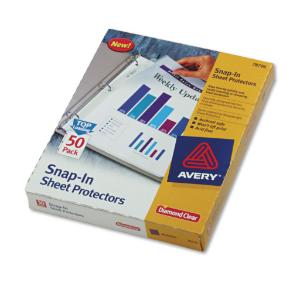 Avery® Special-Use Snap-In Sheet Protector, Essendant