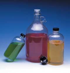 Safety-Coated Reagent Bottles, Clear, Narrow Mouth, WHEATON®, DWK Life Sciences