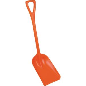 One-Piece Shovel with 10 Blade, Orange
