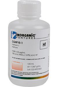 Hafnium ICP Standard, Inorganic Ventures