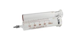 CSLAB syringe 50 ml glass tip-matched