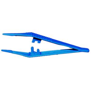 Tubing tweezers blue plastic