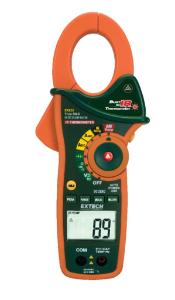 Extech™ 1000 Ampere AC/DC True RMS Clamp Meter with Infrared Thermometer and Limited NIST Certificate, Flir®