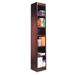 Alera® Narrow Profile Bookcase With Finished Back, Essendant LLC MS