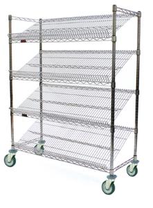 Angled Shelf Carts, Eagle MHC