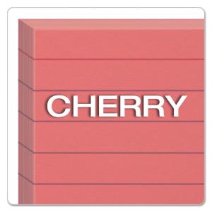 Oxford ruled index cards, 3×5, cherry, 100/pack