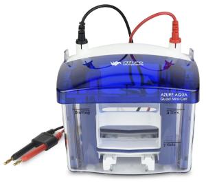 Aqua quad mini-cell is comprised of an upper and lower buffer chamber