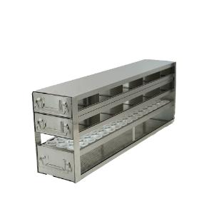 VWR Combinationrack for 10×2box and 51 tubes