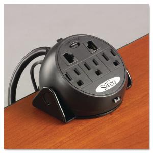 Safco® Three-Outlet Power Module, Essendant
