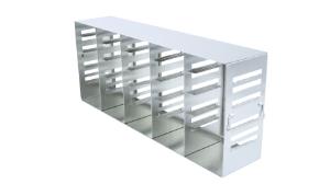 VWR modifiable rack  for 25×2 and 10×3 boxes