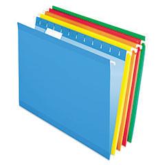 Pendaflex® Colored Reinforced Hanging File Folders
