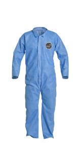 DuPont ProShield 10 Coveralls with Laydown Collar and Open Wrists Blue