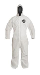 DuPont ProShield 10 Coveralls with Standard Hood White