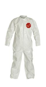 DuPont Tychem 4000 Coveralls with Laydown Collar and Open Wrists and Ankles