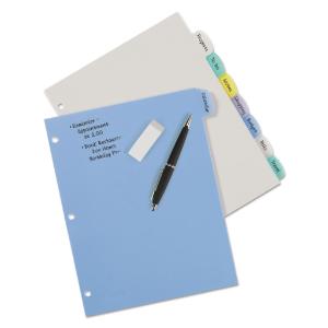 Avery® Translucent Durable Write-On Reference Index Dividers