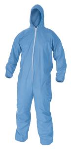Flame-Resistant Coveralls With Zipper Front; Elastic Wrists, Ankles, and Hood