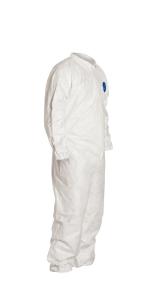 DuPont Tyvek 400 Coveralls with Elastic Wrists and Ankles Zipper Front Closure Comfort Fit Design Side 1