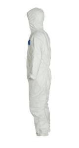 DuPont Tyvek 400 Coveralls with Respirator Hood and Elastic Wrists and Ankles Comfort Fit Design Side 2