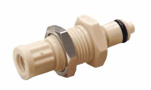 CPC® Quick-Disconnect Fittings, 1⁄4-28 Flat-Bottom Port Insert