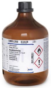 Acetonitrile ≥99.9%, LiChrosolv® Reag. Ph. Eur., gradient grade for liquid chromatography, Supelco®