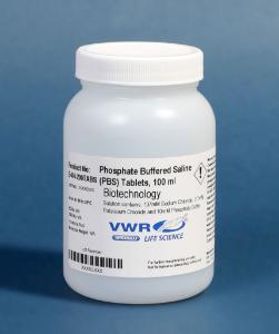 VWR® Biotechnology Grade Phosphate Buffered Saline (PBS) Tablets