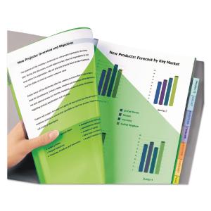 Avery® WorkSaver® Big Tab Multicolor Plastic Dividers with Double Slash Pockets