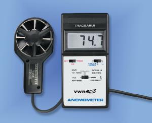 VWR® Digital Anemometer with Thermometer