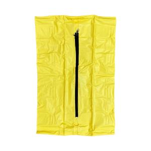 Salam pediatric body bag, 48 × 24″, 7-9 mil vinyl, envelope zipper, yellow