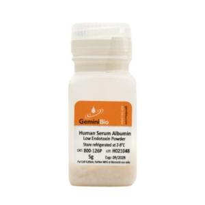 Human serum albumin (HSA) powder, low endotoxin, 5 g