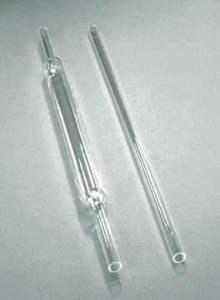 Reduction tube for CHN analysis, quartz