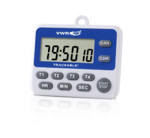 Traceable 100-Hour 4-Channel Timer