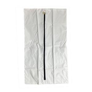Body bag, APM, infant bag (30 × 18), 8 mil PVC, center zip, white, case of 12